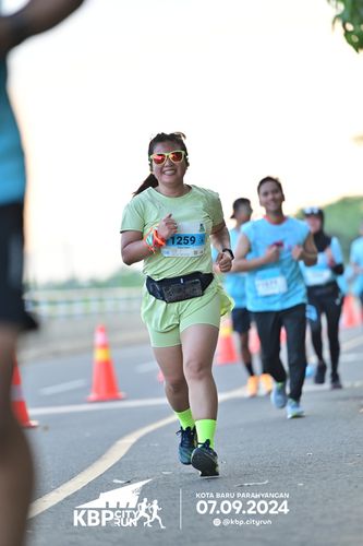 Race photo from KBP City Run 2024