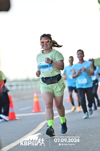 Race photo from KBP City Run 2024