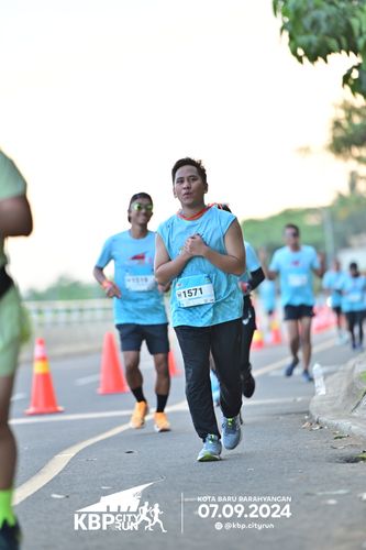 Race photo from KBP City Run 2024