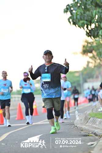 Race photo from KBP City Run 2024