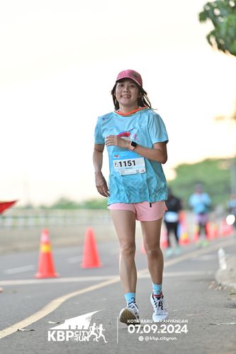 Race photo from KBP City Run 2024