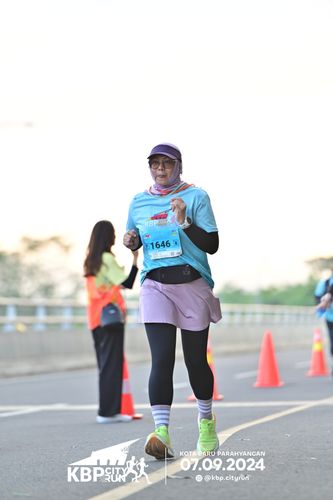 Race photo from KBP City Run 2024
