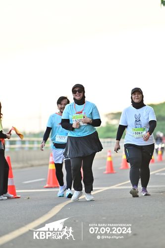 Race photo from KBP City Run 2024
