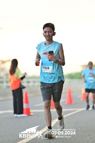 Race photo from KBP City Run 2024