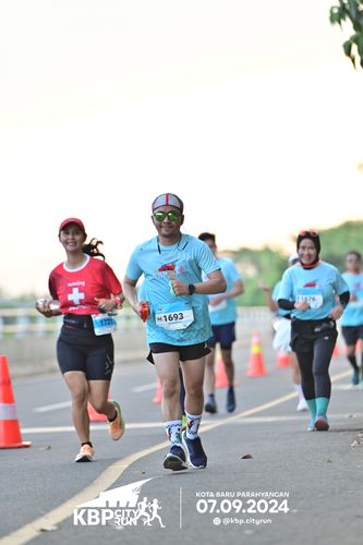 Race photo from KBP City Run 2024