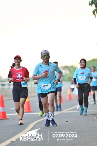 Race photo from KBP City Run 2024