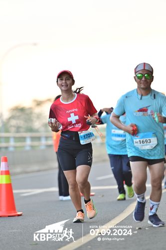 Race photo from KBP City Run 2024