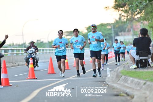 Race photo from KBP City Run 2024