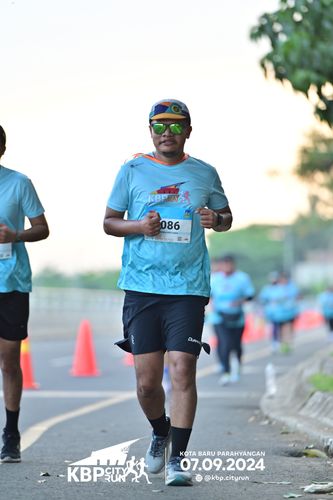 Race photo from KBP City Run 2024