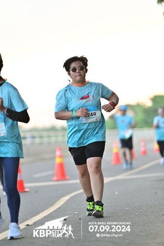 Race photo from KBP City Run 2024