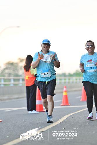 Race photo from KBP City Run 2024