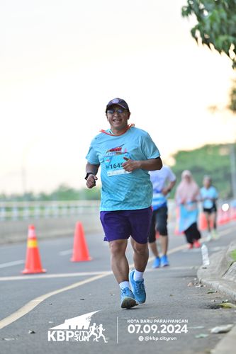 Race photo from KBP City Run 2024