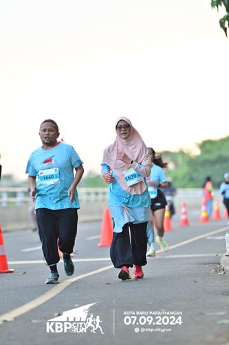 Race photo from KBP City Run 2024