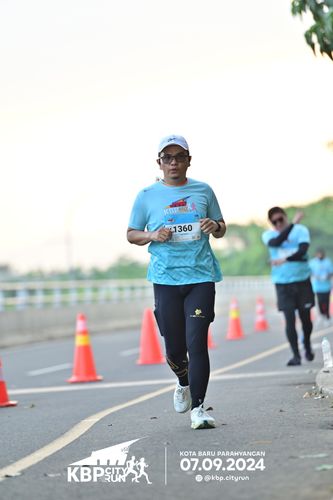 Race photo from KBP City Run 2024