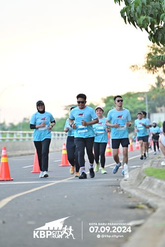 Race photo from KBP City Run 2024