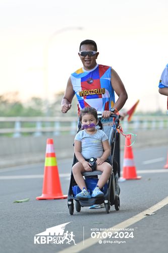 Race photo from KBP City Run 2024