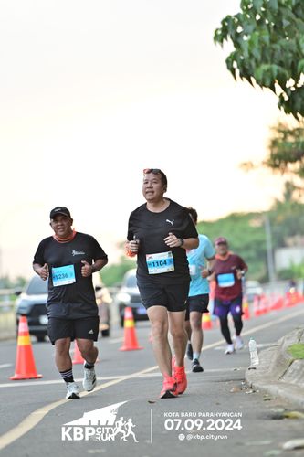Race photo from KBP City Run 2024