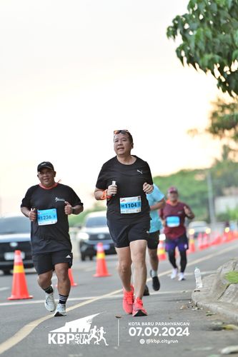 Race photo from KBP City Run 2024
