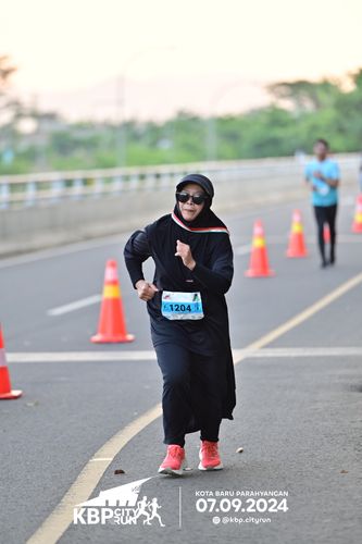 Race photo from KBP City Run 2024