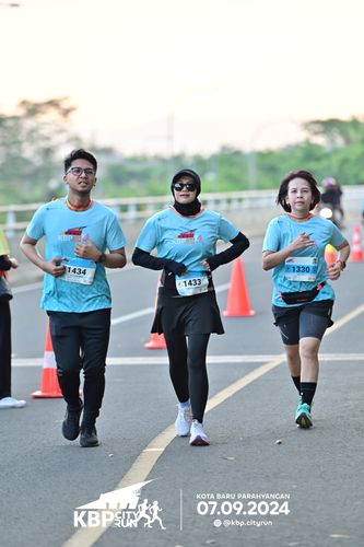 Race photo from KBP City Run 2024
