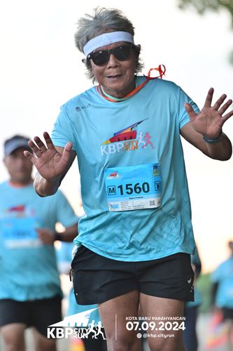 Race photo from KBP City Run 2024