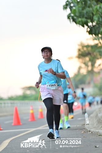 Race photo from KBP City Run 2024