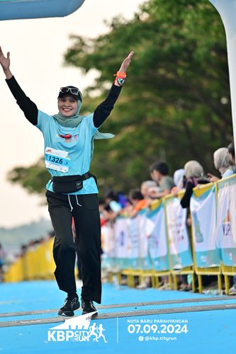 Race photo from KBP City Run 2024