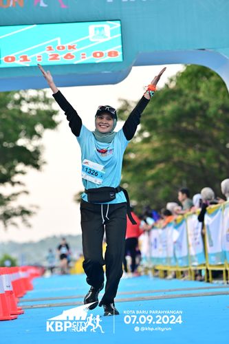 Race photo from KBP City Run 2024