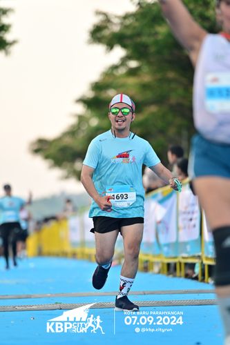 Race photo from KBP City Run 2024