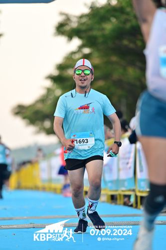 Race photo from KBP City Run 2024