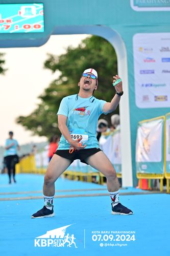 Race photo from KBP City Run 2024