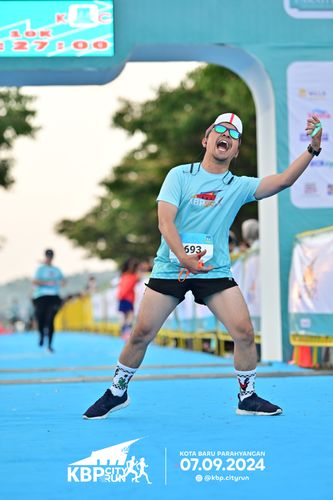 Race photo from KBP City Run 2024
