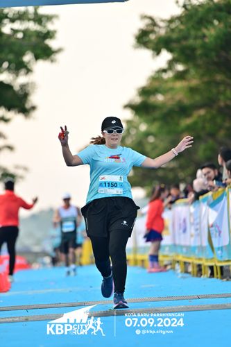 Race photo from KBP City Run 2024