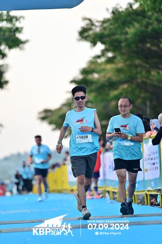 Race photo from KBP City Run 2024