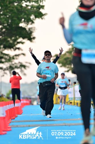 Race photo from KBP City Run 2024