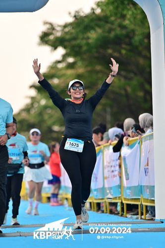 Race photo from KBP City Run 2024