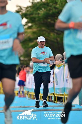 Race photo from KBP City Run 2024