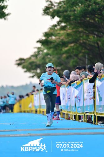 Race photo from KBP City Run 2024