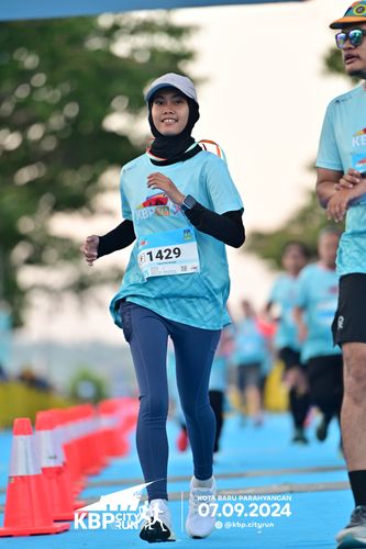 Race photo from KBP City Run 2024