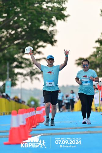 Race photo from KBP City Run 2024