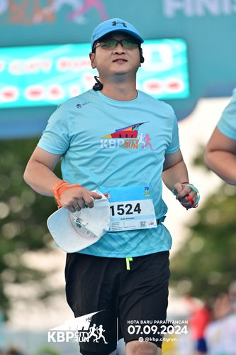 Race photo from KBP City Run 2024