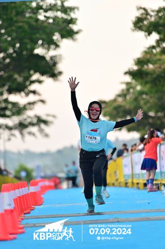 Race photo from KBP City Run 2024