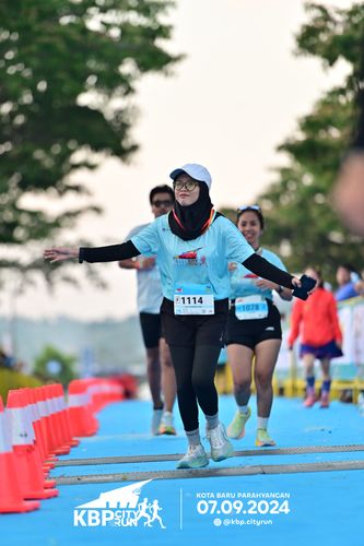 Race photo from KBP City Run 2024