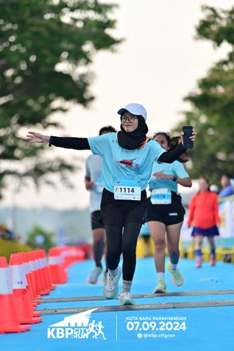Race photo from KBP City Run 2024