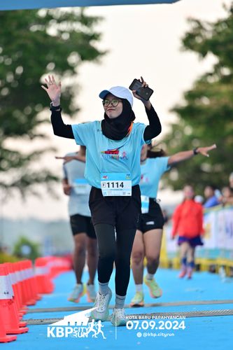 Race photo from KBP City Run 2024