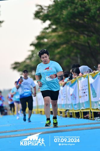 Race photo from KBP City Run 2024