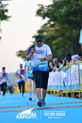 Race photo from KBP City Run 2024