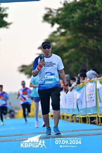 Race photo from KBP City Run 2024