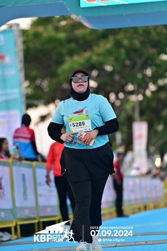 Race photo from KBP City Run 2024