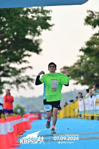 Race photo from KBP City Run 2024